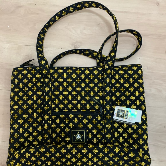 Bags Vera Bradley Army Tote Bag Nwt Poshmark